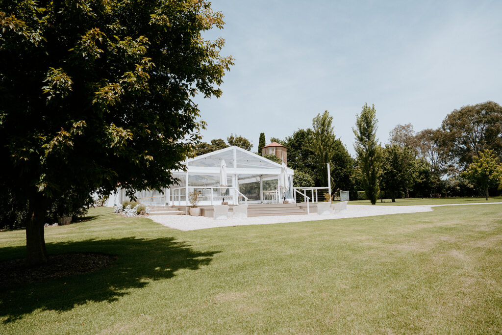 Mewburn Homestead Clear Marquee Wedding Venue